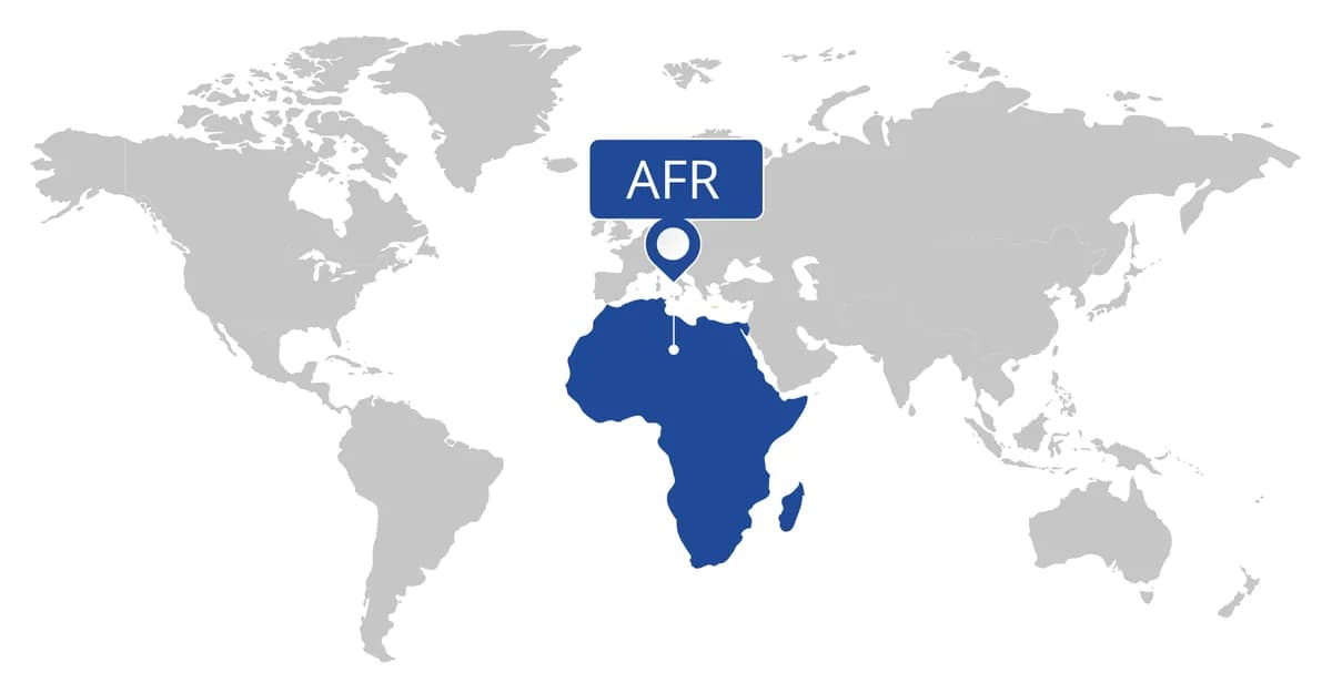 World map highlighting the region where this operation ran