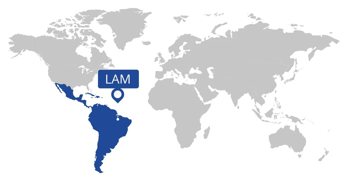 World map highlighting the region where this operation ran