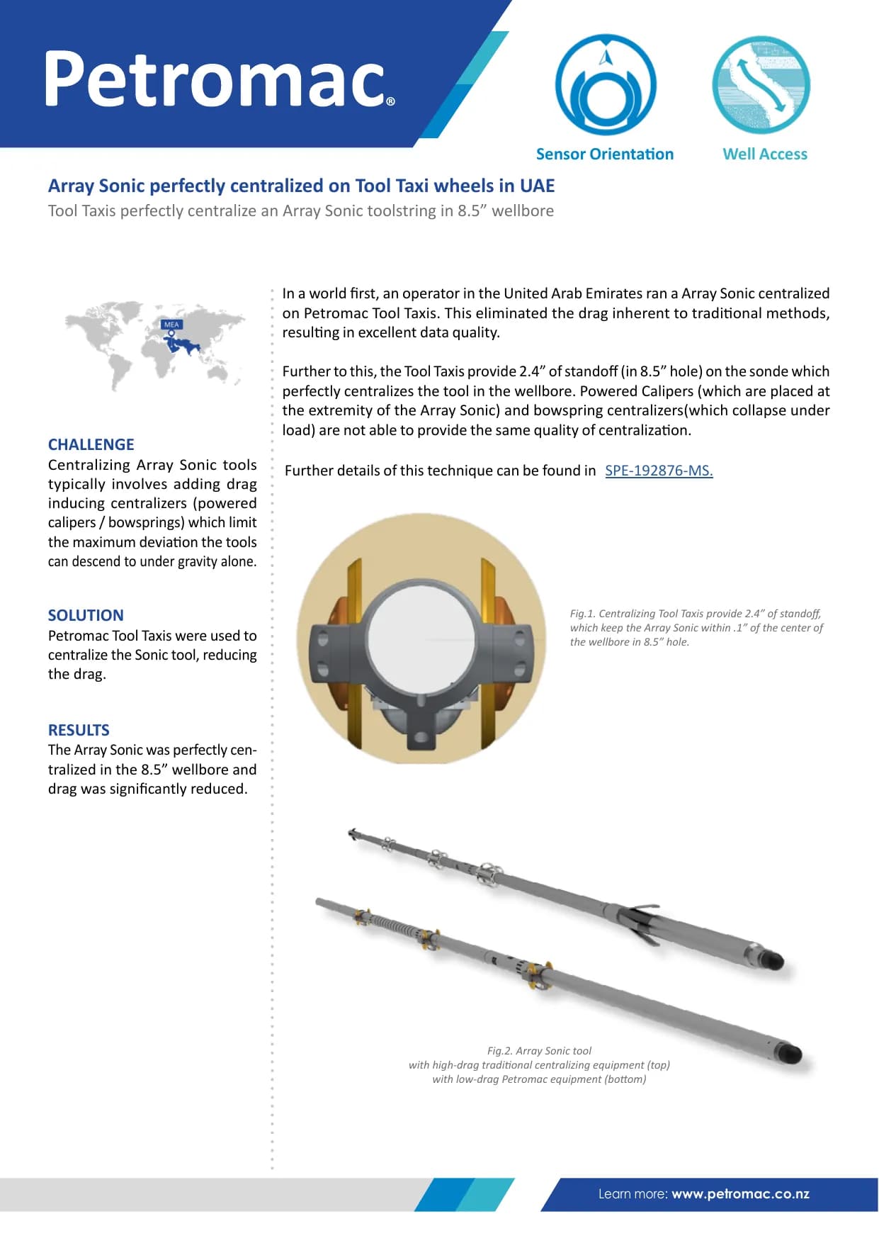 Array Sonic perfectly centralized on Tool Taxi wheels in UAE — published success story with figures