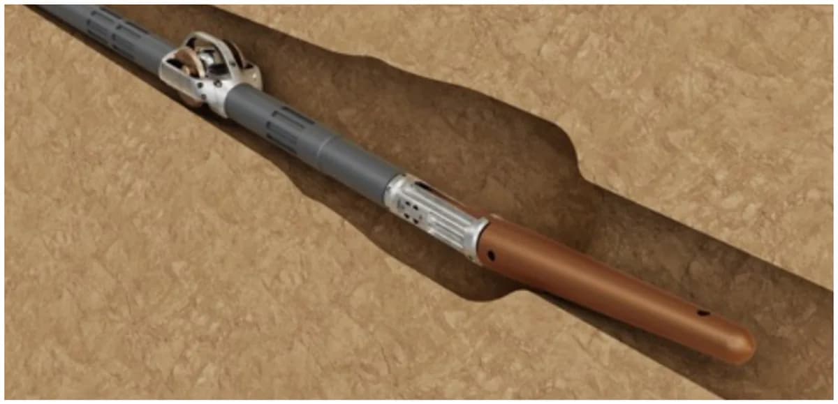 Fig.2. Using the Wireline Express holefinder, the toolstring does not lose any momentum as it slides over wellbore obstructions.