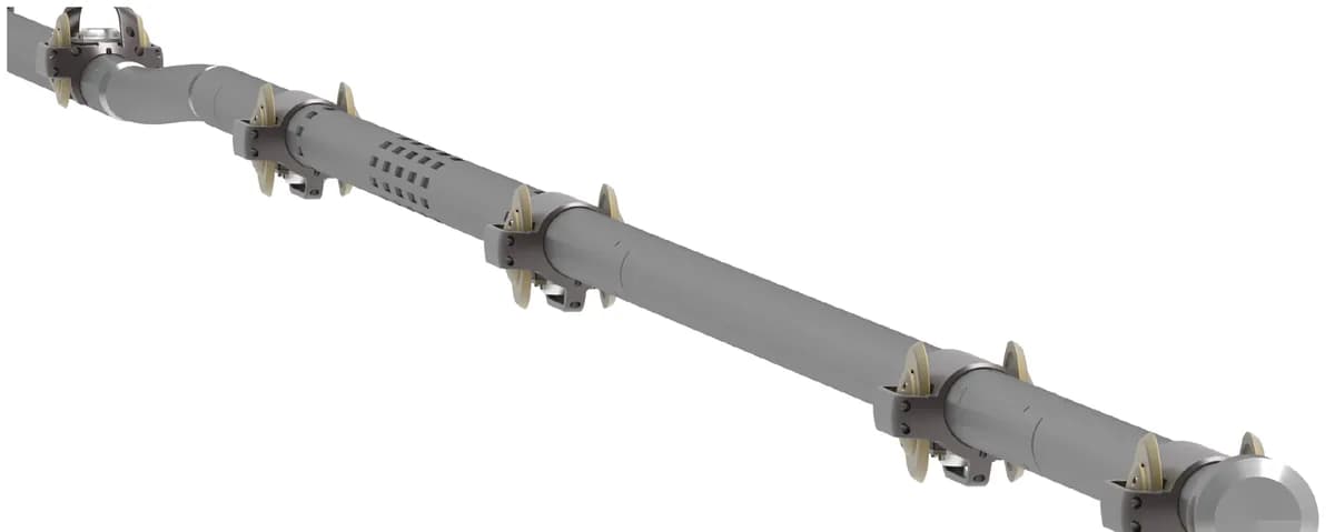 Fig.1. CAST-CBL with Petromac Wireline Express installed on the toolstring