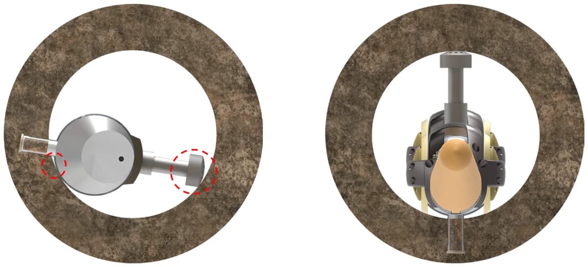 Fig.1. Core-bif orientation with / without Taxis
